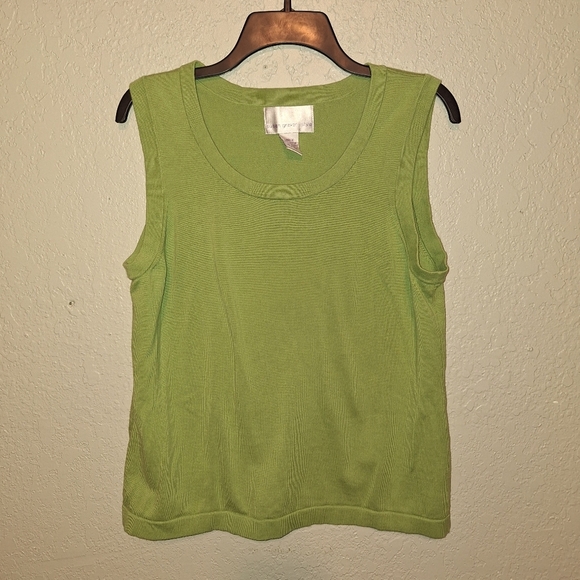 Susan Graver 2 Piece Cardigan Sweater W/tank Size Large - Picture 4 of 8